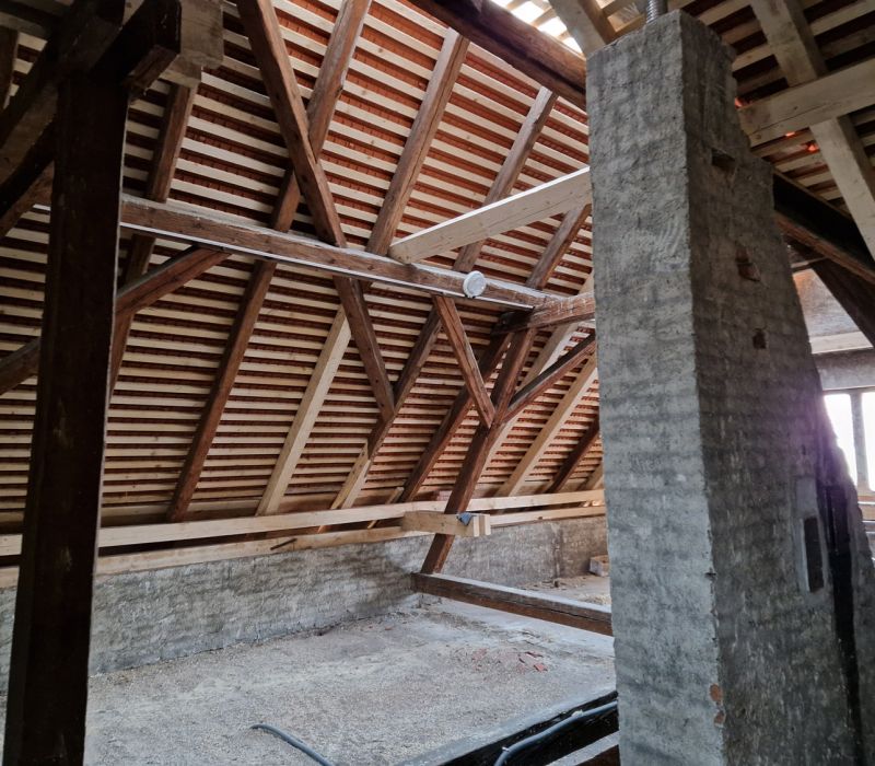 Lednice – budova OÚ, obnova fasády a střechy, SO 03 – obnova střechy